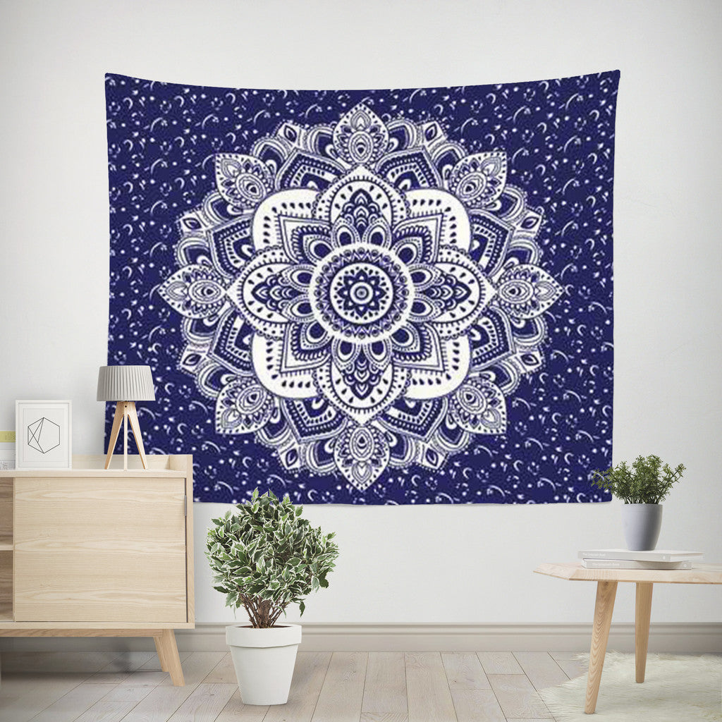 Bohemian Mandala Tapestry Color 13 – Boho Bedroom Mandala Wall Decor