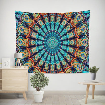 Bohemian Mandala Tapestry Color 15 – Aesthetic Mandala Wall Art Fabric