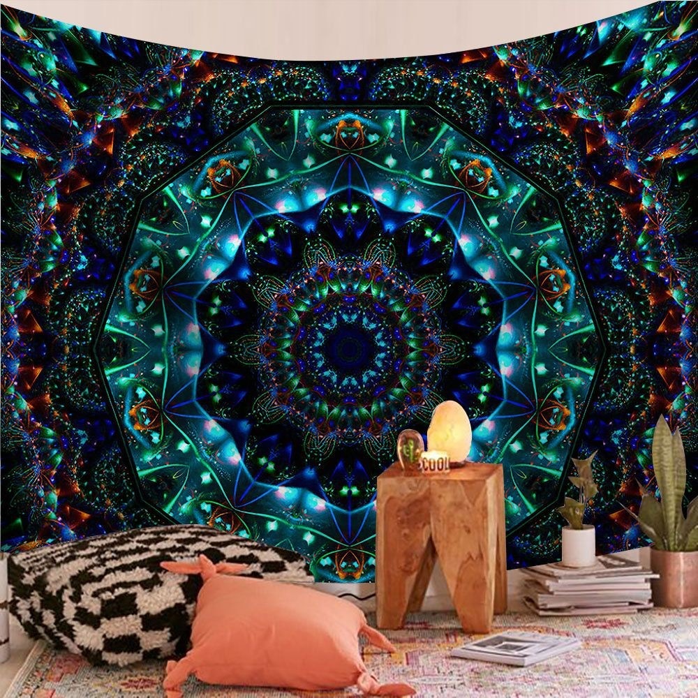 Bohemian Mandala Tapestry Color 6 – Aesthetic Boho Wall Art Fabric