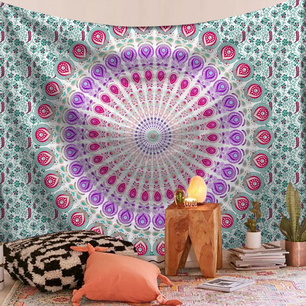 Bohemian Mandala Tapestry Color 4 – HD Print Boho Home Decor Wall Art