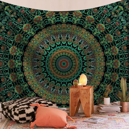 Bohemian Mandala Tapestry Color 15 – Mandala Aesthetic Wall Art Fabric