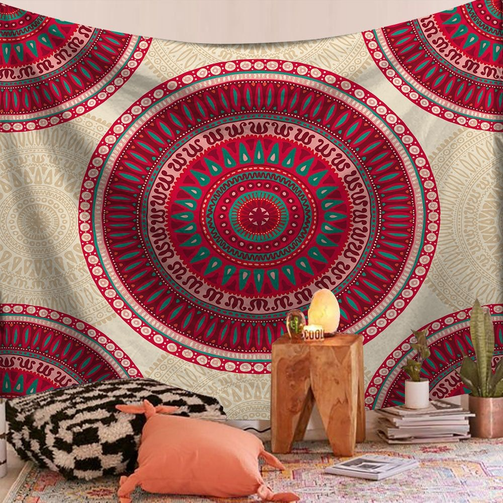 Bohemian Mandala Tapestry Color 18 – Boho Wall Hanging Mandala Fabric