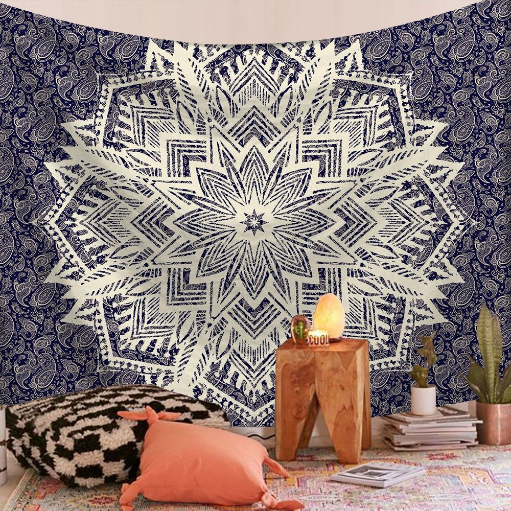 Bohemian Mandala Tapestry Color 27 – Aesthetic Mandala Boho Wall Hanging