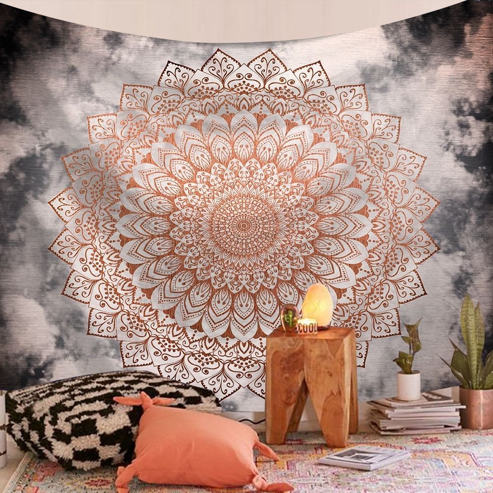 Bohemian Mandala Tapestry Color 31 – Boho Wall Hanging Mandala Art