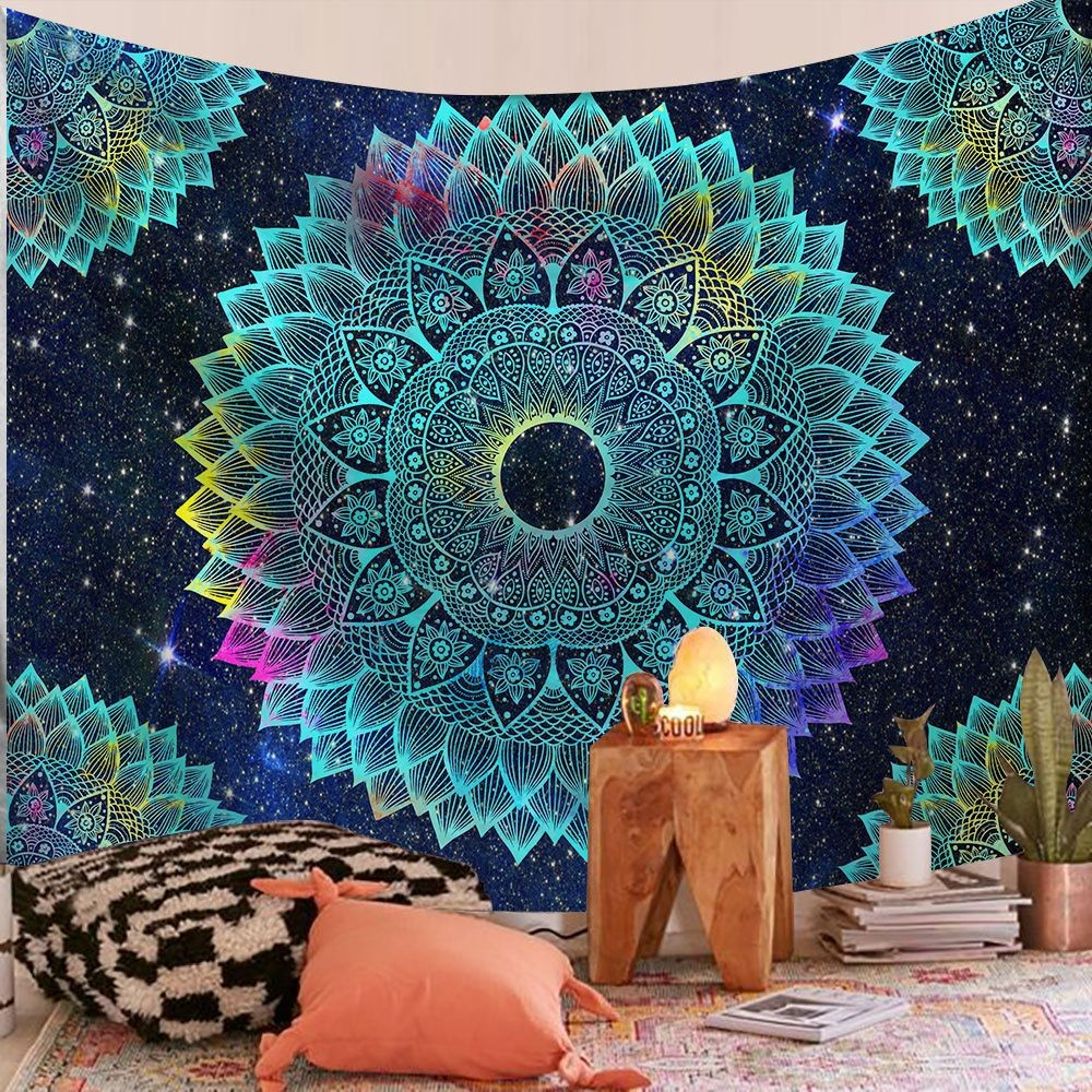 Bohemian Mandala Tapestry Color 34 – Mandala Boho Wall Art Fabric