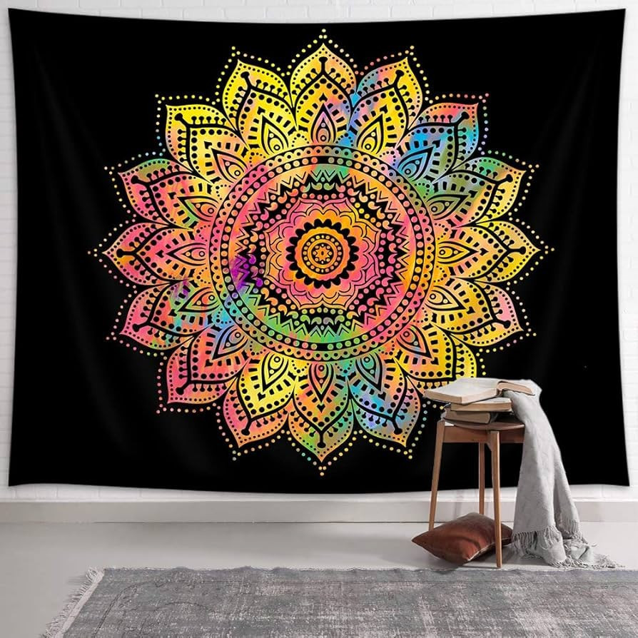 Bohemian Mandala Tapestry Color 36 – Mandala Wall Hanging Boho Home Decor