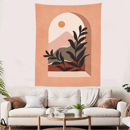 Nordic Morandi Wall Tapestry – Morandi Tone Bedroom Hanging Cloth