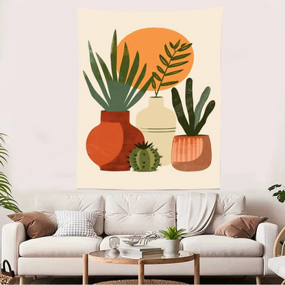 Nordic Morandi Wall Tapestry – Minimalist Nordic Bedroom Wall Tapestry