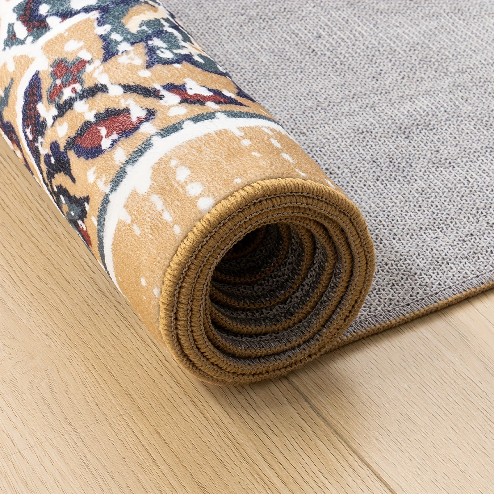 Persian Rug Styled Living Room Large Area Full Coverage Washable Carpet