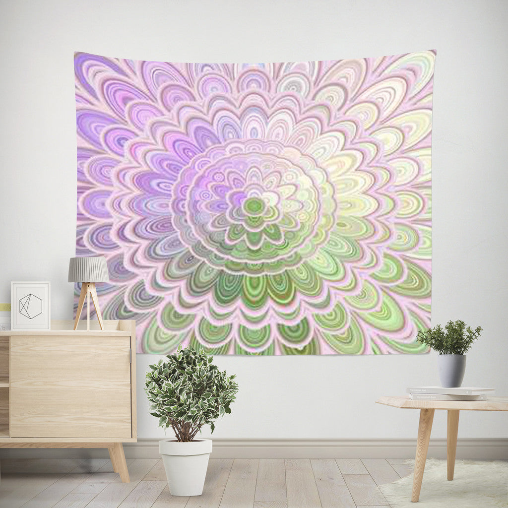 Bohemian Mandala Tapestry Color 20 – Aesthetic Boho Mandala Wall Hanging