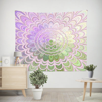 Bohemian Mandala Tapestry Color 20 – Aesthetic Boho Mandala Wall Hanging