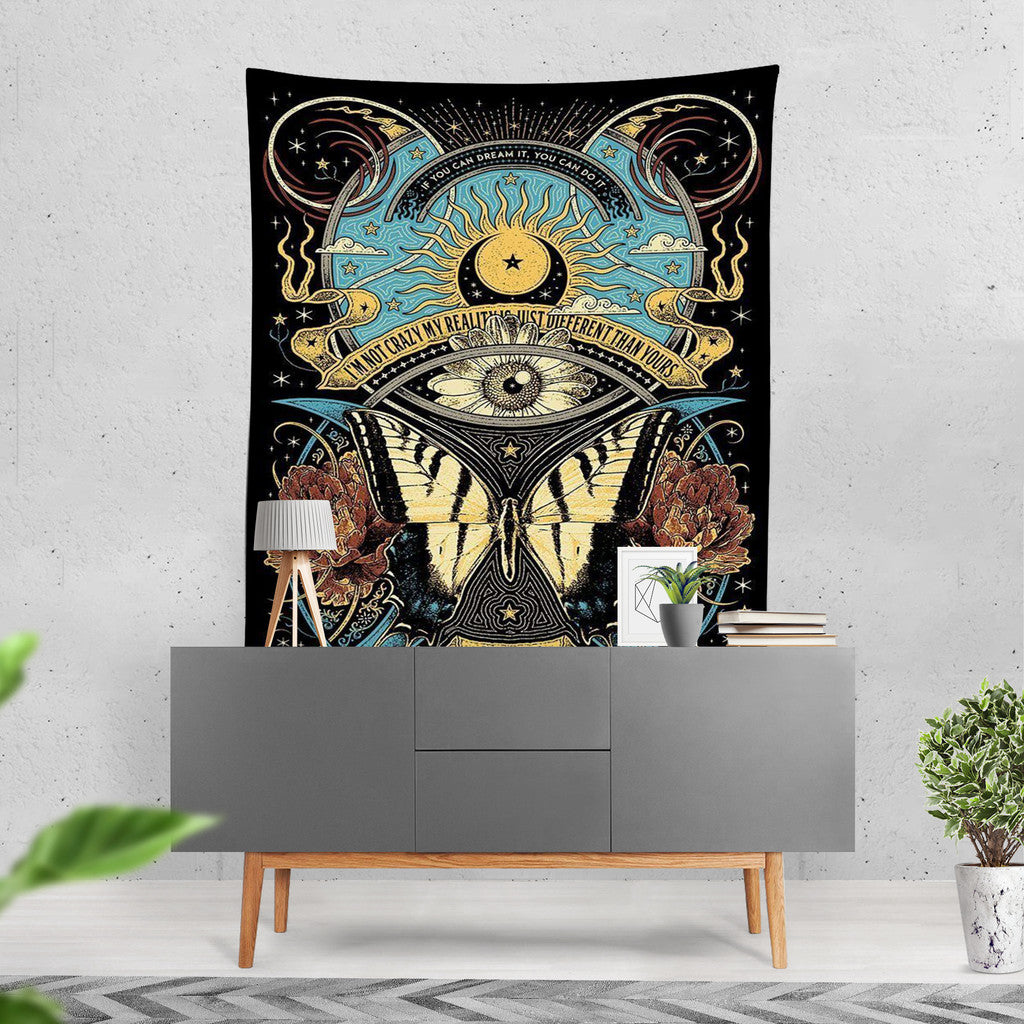 图15：Hippie Bohemian Tapestry Wall Hanging Ethnic Bedroom Sofa Backdrop Decor