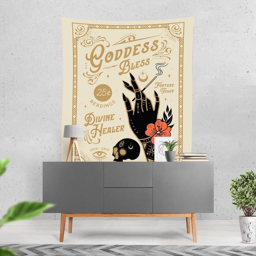 图14：Ethnic Style Tapestry Size Reference Wall Hanging Boho Bedroom Decor