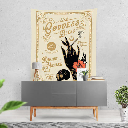 图14：Ethnic Style Tapestry Size Reference Wall Hanging Boho Bedroom Decor