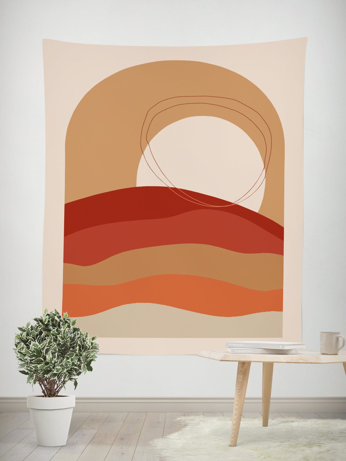Morandi Bohemian Tapestry Color 14 – Aesthetic Living Room Wall Art