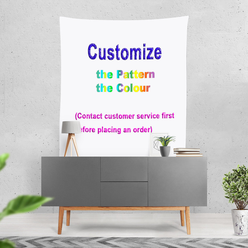 图21：Ethnic Style Tapestry Size Reference Wall Hanging Boho Bedroom Decor