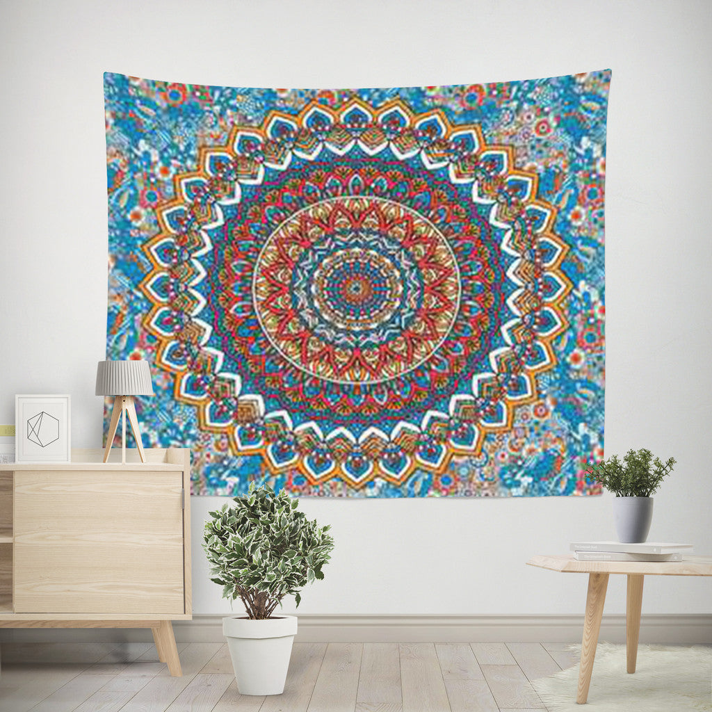 Bohemian Mandala Tapestry Color 16 – Boho Mandala Home Decor Wall Hanging