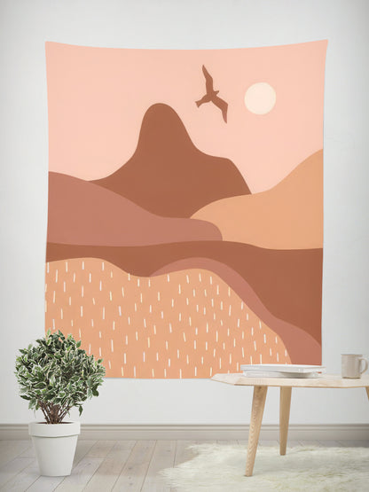 Morandi Bohemian Tapestry Color 11 – Bedroom Boho Aesthetic Wall Art