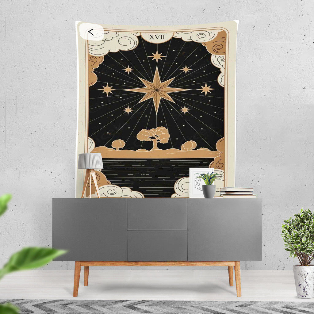 图8：Bohemian Tapestry Styled Bedroom Ethnic Boho Wall Art Home Decor
