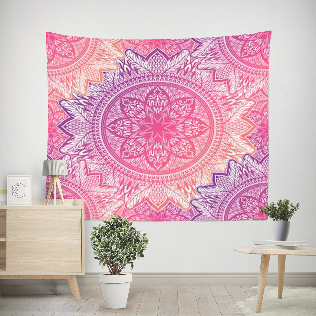 Bohemian Mandala Tapestry Color 19 – Mandala Boho Wall Decor Hanging