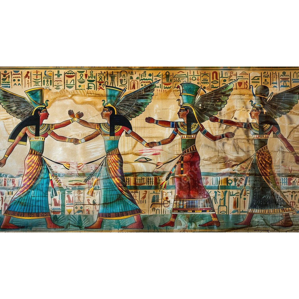 Egyptian Boat Tapestry – Ancient Sun Boat Wall Hanging Decor