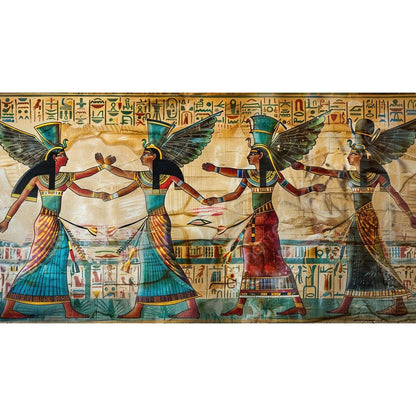 Egyptian Boat Tapestry – Ancient Sun Boat Wall Hanging Decor