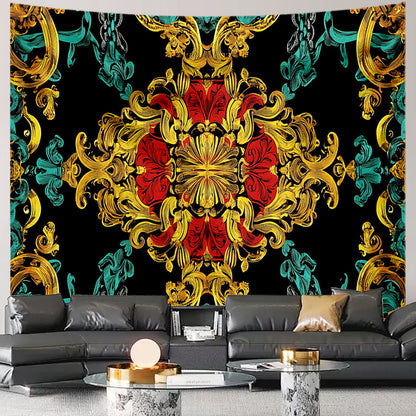Moon Sun Wall Tapestry Flat Lay – Bohemian Decor Hanging Cloth