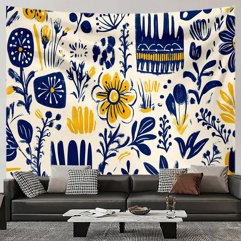 Sun Moon Religion Wall Hanging – Living Room Fabric Decor Idea