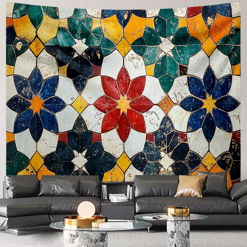 Religion Tapestry Hanging in Bedroom – Bohemian Aesthetic Decor