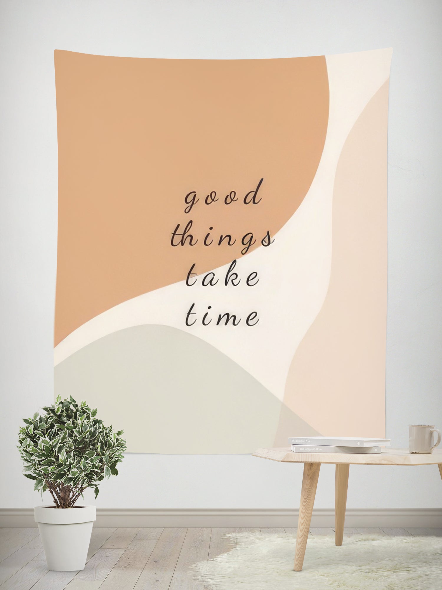 Morandi Bohemian Tapestry Color 10 – Boho Wall Hanging Fabric Art