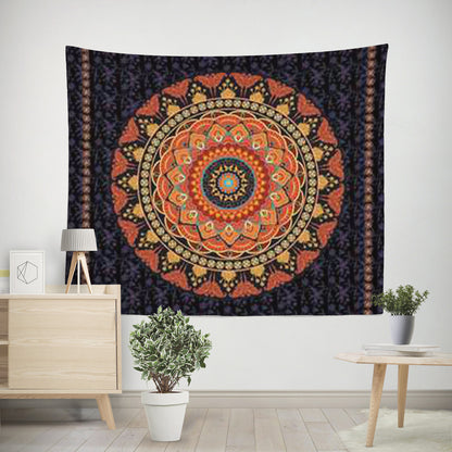 Bohemian Mandala Tapestry Color 18 – Boho Wall Hanging Mandala Fabric