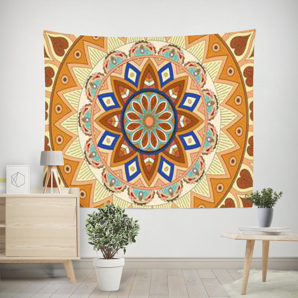 Bohemian Mandala Tapestry Color 2 – Aesthetic Mandala Wall Art for Bedroom